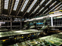 Osaka station..