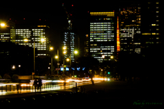 東京タワーのある夜景..