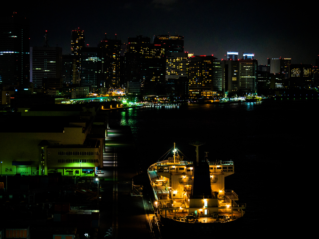 夜の埠頭風景..＃1