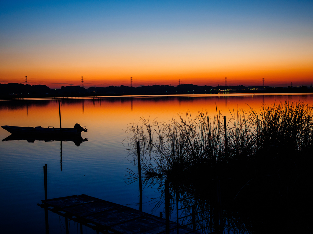 残照の手賀沼..＃7