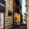銀座の路地裏..