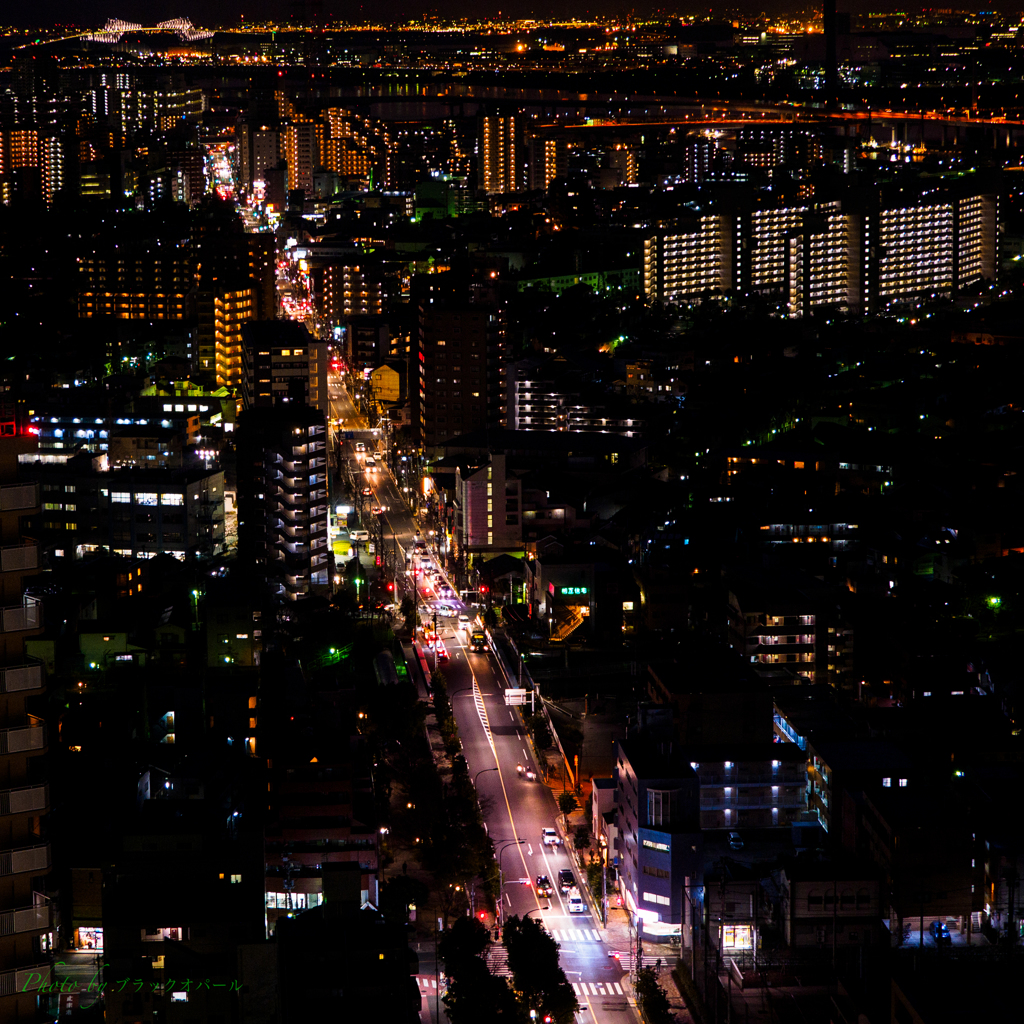 船堀街道夜景..