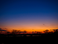 優しい夕暮れ..