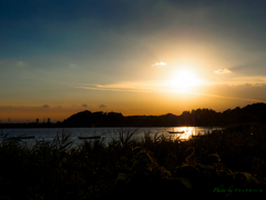 夏・夕暮れの輝き..