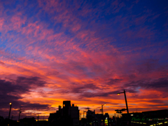 今日の夕焼け..2016.10.09