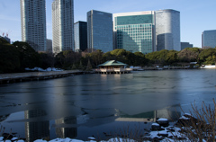 雪の浜離宮庭園⑱
