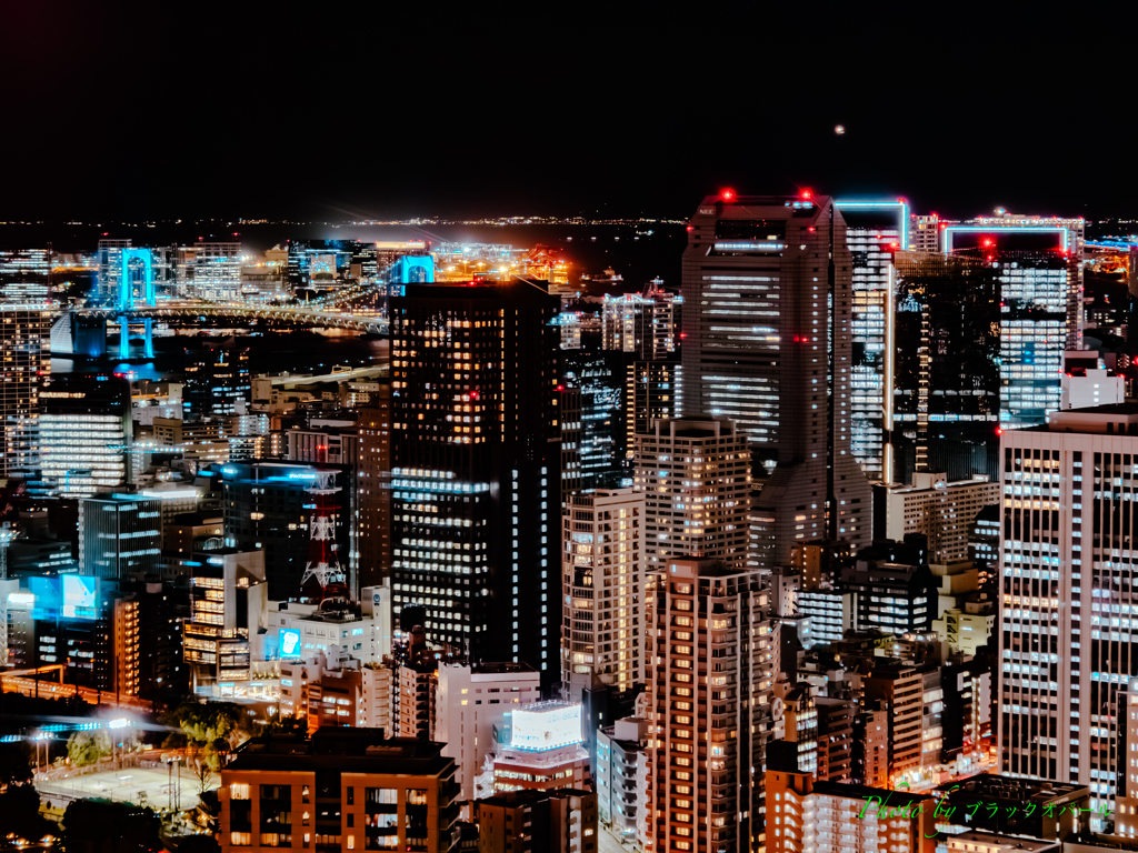 東京夜景＠麻布台ヒルズ森JPタワー..