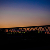 夕暮れ鉄橋..＃1