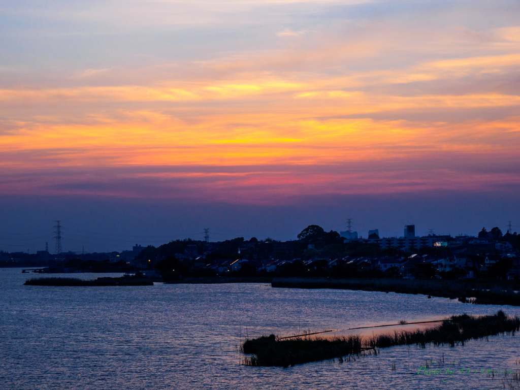 穏やかな夕暮れ..