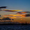 夕暮れ風景 〜 港の夕焼け雲