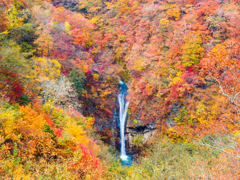 紅葉とまぼろしの滝..