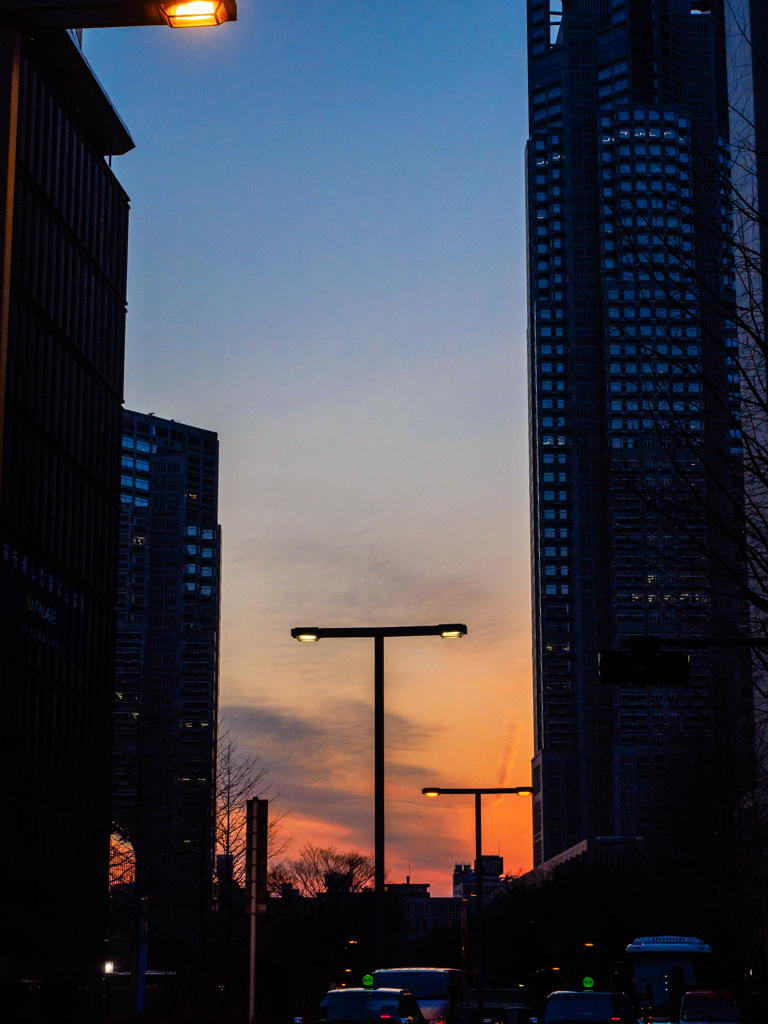 街角風景 5 都会の夕暮れ By ブラックオパール Id 写真共有サイト Photohito