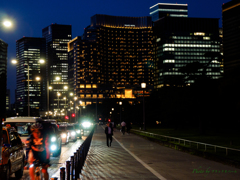 内堀通り夜景..