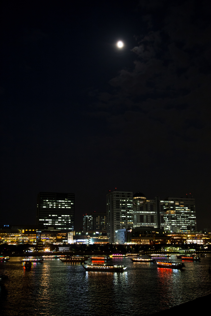 お台場夜景 Ⅲ 〜 月夜の宴