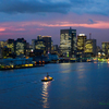 暮れゆく東京ベイエリア風景..