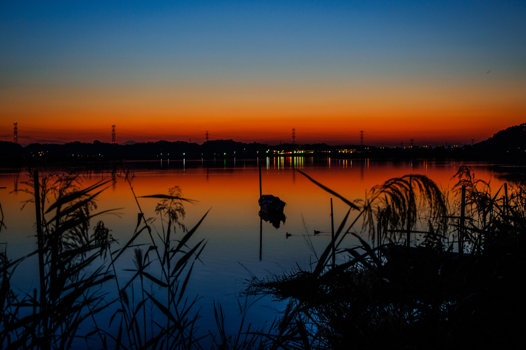 残照の手賀沼..＃6