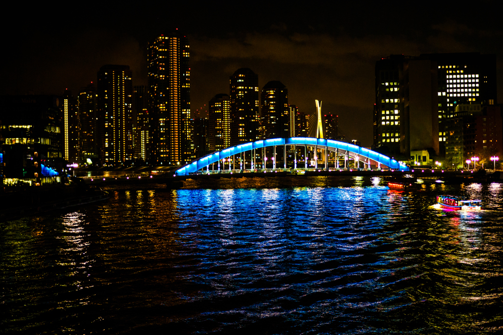 永代橋夜景..＃2