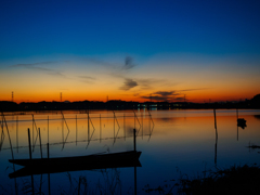 夕暮れの手賀沼風景..＃6