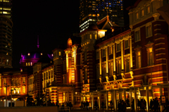 夜の東京駅風景 (2)