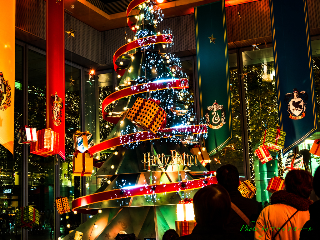 ハリー・ポッターのクリスマスツリー..