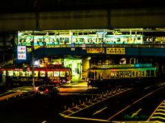 駅前の風景..