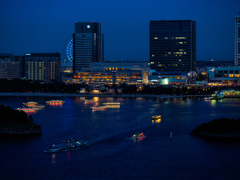 黄昏のお台場風景