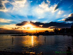 夕日の輝き(その2) 夕日の輝き(その2)