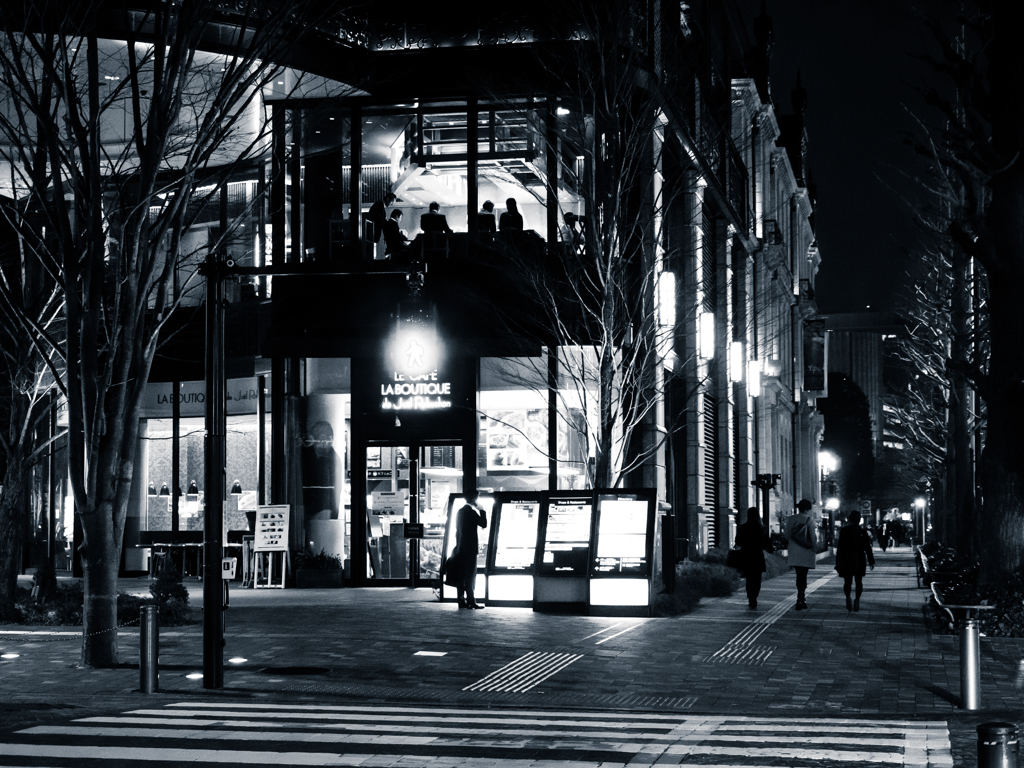 街角風景＃1 〜 夜の丸の内仲通り