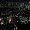 夜に煌めく摩天楼