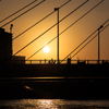 夕暮れの橋