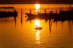 夕照に浮かぶ...(2)