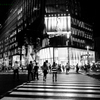 雨上がりの銀座..