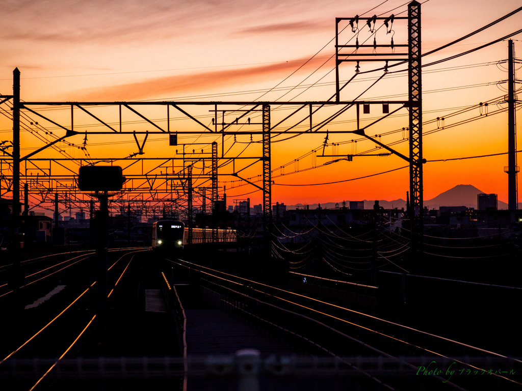 今日の夕景（2017.01.06）