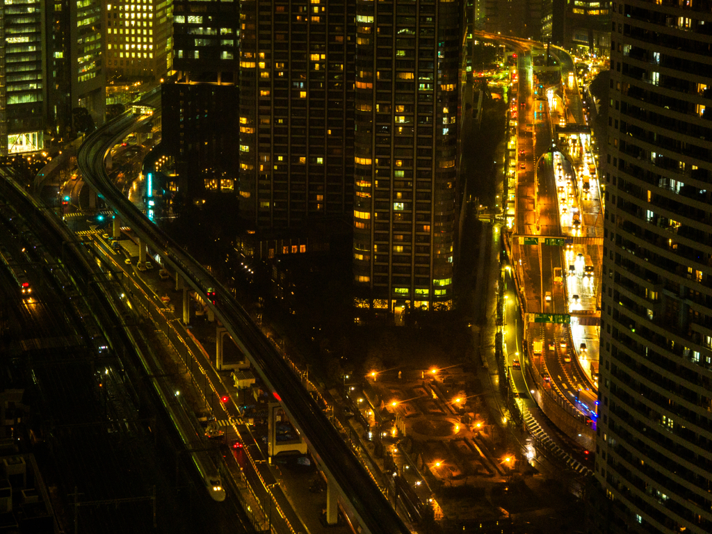 雨の東京夜景..＃1