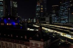 東京駅風景 Ⅲ 〜 夜の東京駅