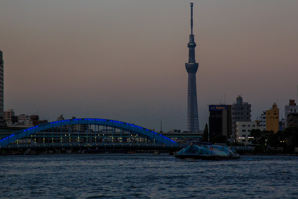 夕暮れの隅田川〜Ⅰ 