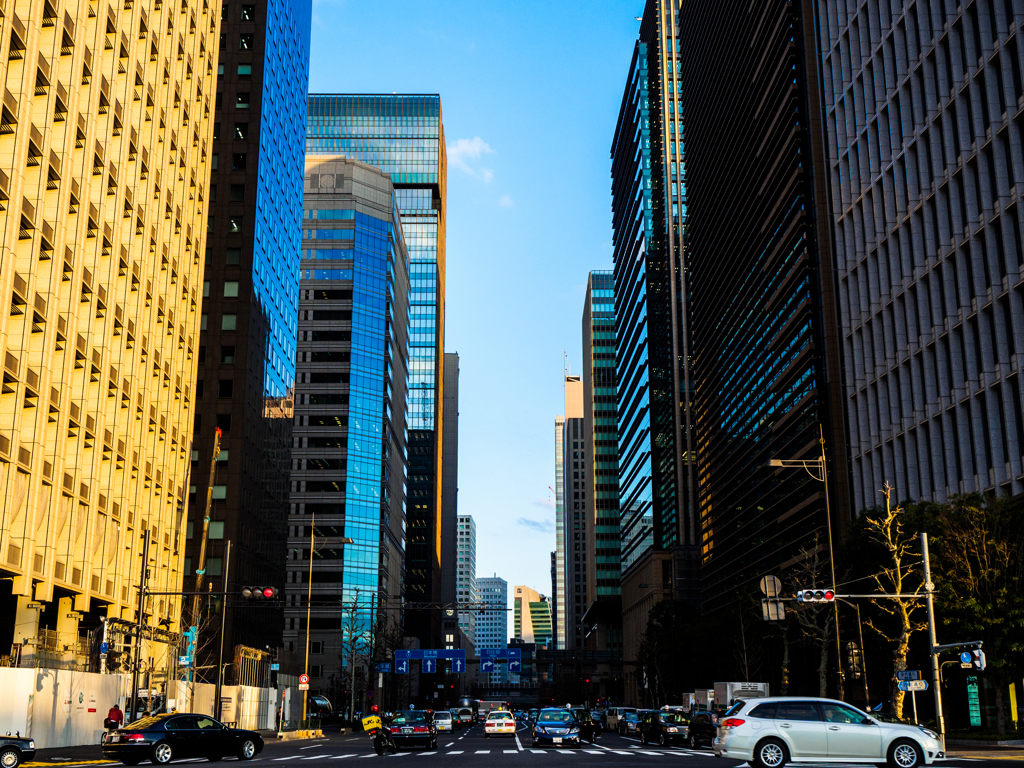 オフィス街の風景