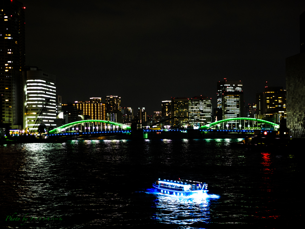 隅田川夜景..