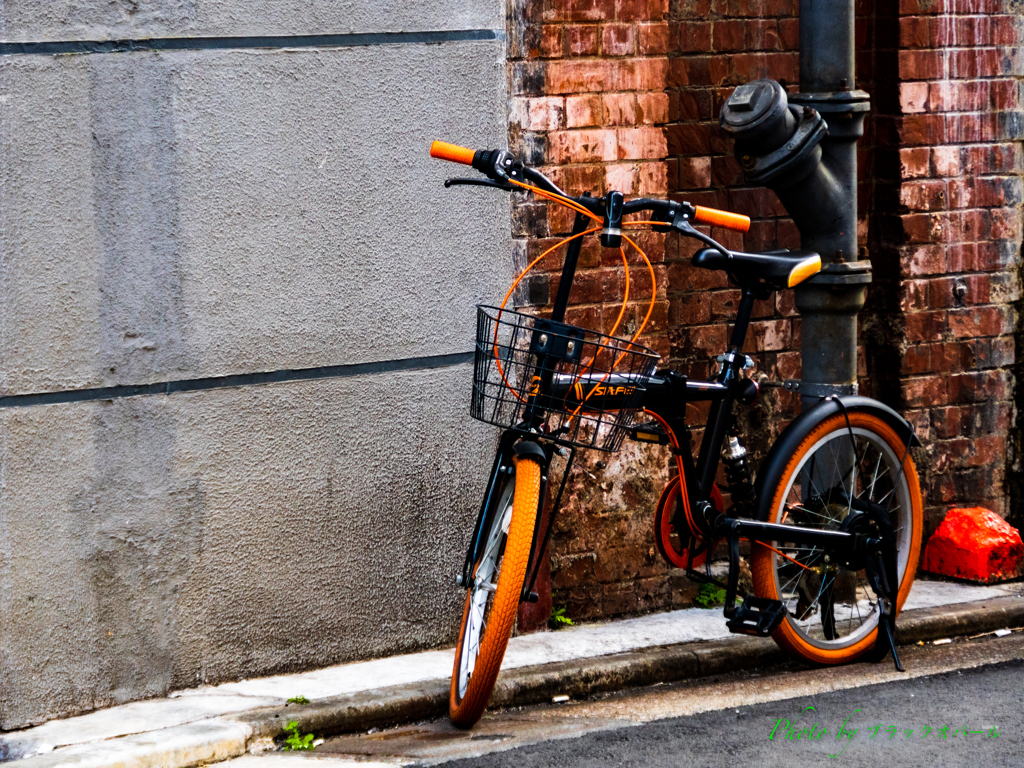 街角のbicycle..