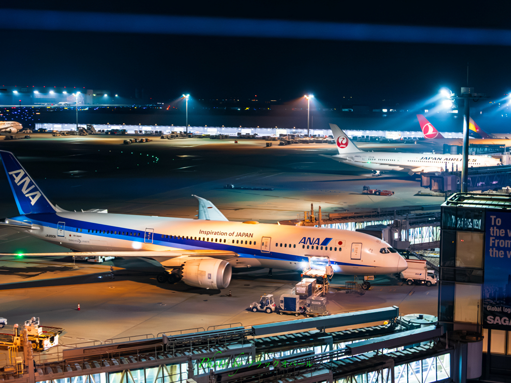 羽田夜景..