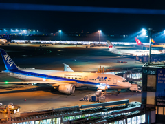 羽田夜景..