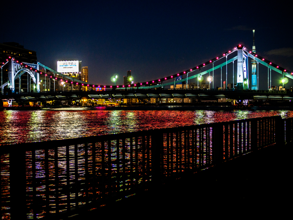 清洲橋夜景..