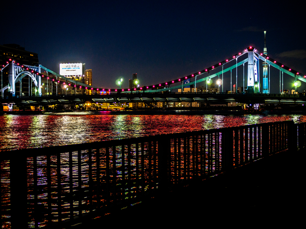 清洲橋夜景..