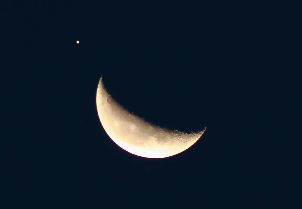 月と木星