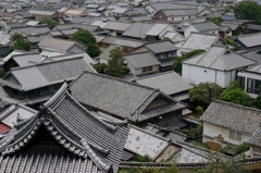 瓦屋根の街