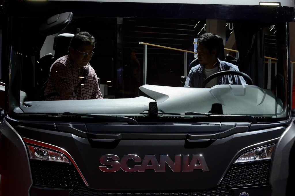 SCANIAに乗る