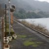 雨の待合室から