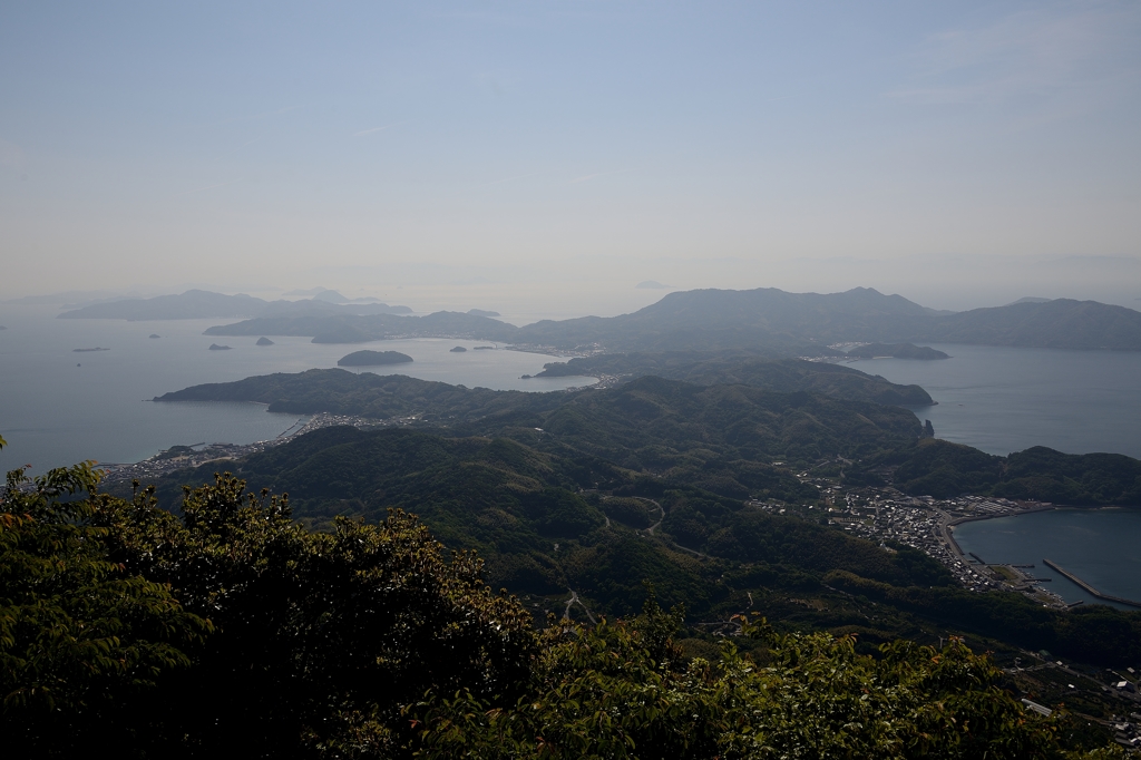 嵩山展望台より