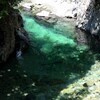 阿寺渓谷の青