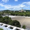 城の高さで